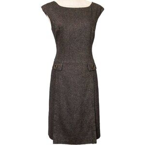 Ann Taylor Sleeveless Wool Business Classic Dress